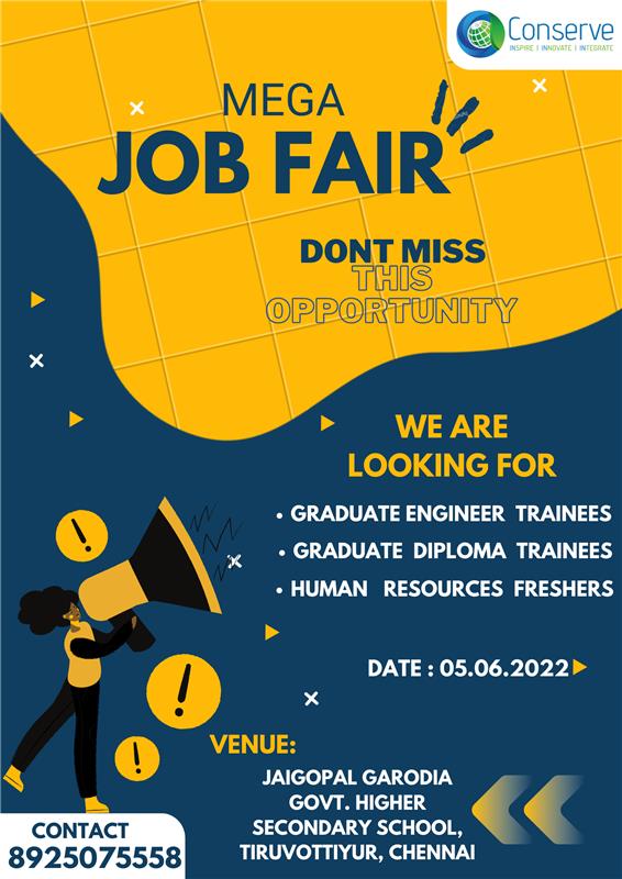 Mega Job Fair Conserve Academy